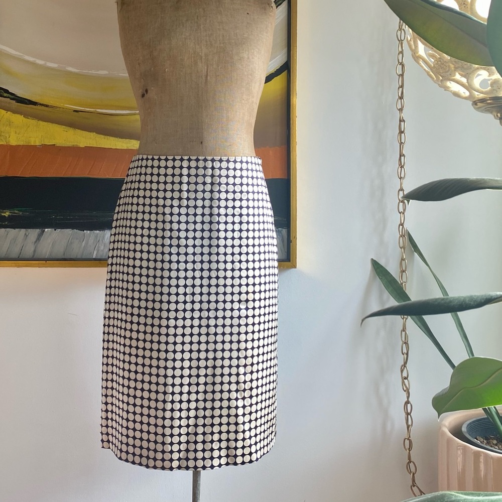 VTG Banana Republic Silk Mod Skirt